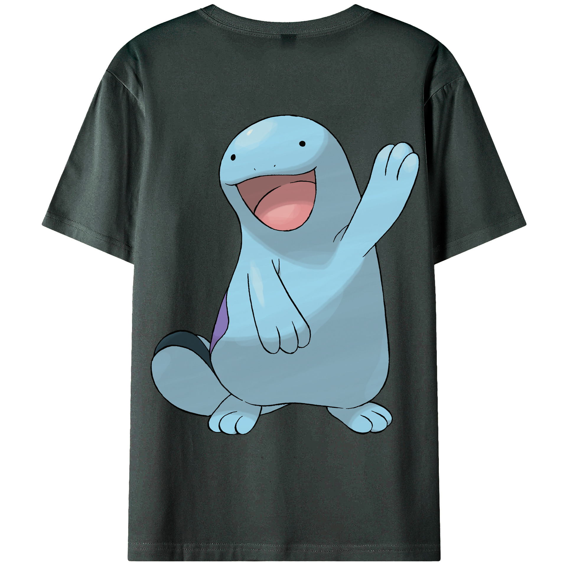 （画像用） ポケットモンスター Pokémon 綿100％ メンズ半袖Tシャツ（バックプリント） 通気性